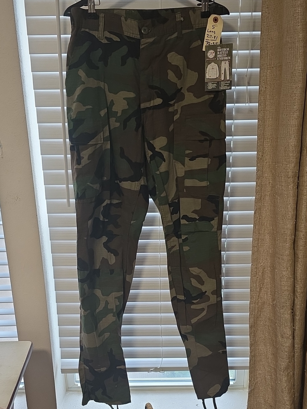Rothco Battle Dress Uniform Camo Cargo Pants - Green/Brown